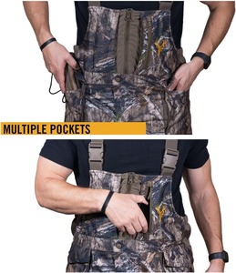 Overoles de Camuflaje para Hombre, Pantalones de Caza Impermeables y Transpirables, Estilo Otoñal, Tela de Poliéster - Product Image 6