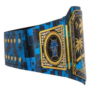 เข็มขัดแชมป์เปี้ยนชิพ หนังแท้ ทนทาน เป็นมิตรกับสิ่งแวดล้อม ปรับแต่งได้ สวมใส่สบาย น้ำหนักเบา อุปกรณ์ฝึกศิลปะการต่อสู้ ทันสมัย - Product Image 3