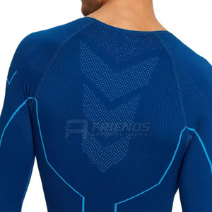 Performance <b>Compression</b> <b>Shirt</b> For Men With Tight Fit Sweat Absorbing Material And Active Sports Style - Product Image 5