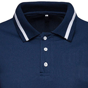 Chemises polo respirantes en tissu léger pour l'été, design adapté aux températures chaudes, tenue décontractée, toucher doux, style simple. - Product Image 5
