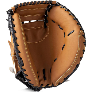 Gant de receveur de baseball réglable en cuir durable pour le baseball - Product Image 4