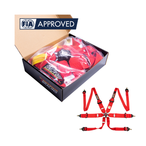Performance Racing <b>Belt</b> SPORT FIA Approved 6 Point <b>Harness</b> with Aluminum Adjusters for Racing Car Custom Color Custom Logo - Product Image 4