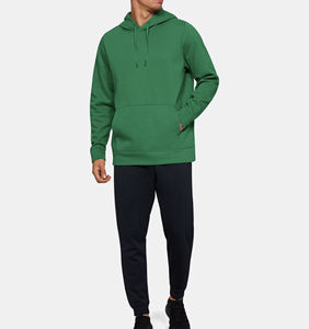 Conjuntos de Sudaderas con Capucha para Hombre, 100% Algodón, Diseño Único, Tallas Grandes, Color Sólido, Ropa de Invierno, Alta Calidad OEM - Product Image 4