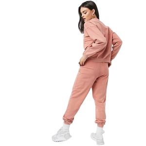 Nuevo chándal de lavado ácido personalizado de alta calidad 100% algodón Stone Wash Vintage Sudadera con capucha y pantalones de chándal Jogger Set Mujer - Product Image 5