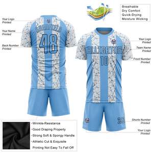 Ensemble d'uniformes de football pour tous les joueurs, design par sublimation pour matchs professionnels, shorts renforcés, maillots respirants, service OEM/ODM - Product Image 2