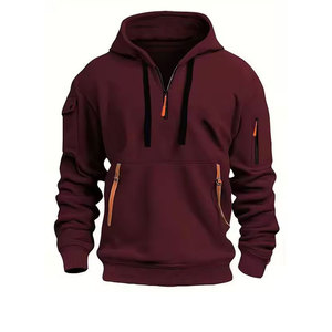 Nouveau sweat à capuche personnalisé pour homme, imprimé, décontracté, élégant, durable, 100% coton molletonné 280g, anti-boulochage, manches raglan - Product Image 6