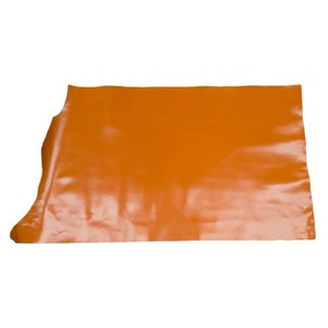 Classic Cowhide Patent <b>Leather</b> Fabric Material For Making Shoes Wallets Handbags Fine Orange Color Premium Crafting Collections - Product Image 3