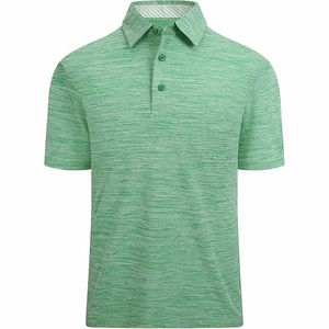Men Short Sleeve Solid Color for Shirt Regular Fit Casual Breathable Pique Knitted Cotton 140g Gray <b>White</b> Trim Collar Custom - Product Image 2