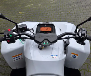 Quad utilitaire EFI 570cc à moteur bicylindre en V, transmission CVT, freins à disque hydrauliques et garde au sol élevée – Meilleures ventes - Product Image 2