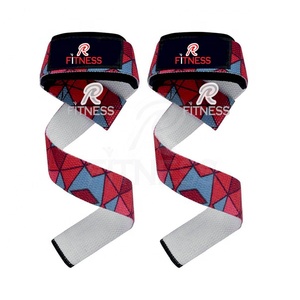Sangles de musculation en coton de haute qualité avec logo personnalisé, camouflage, pour la musculation, l'entraînement en salle de sport, sangle antidérapante - Product Image 5