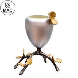 Vase de table moderne en laiton – Décoration d'intérieur légère et personnalisable pour mariages, Pâques et événements festifs par madiha art and crafts - Product Image 4