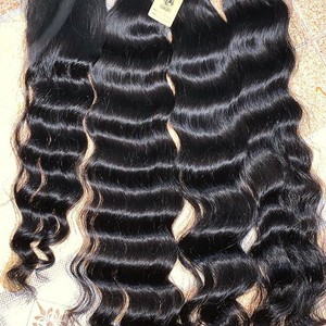 Extensión de cabello humano virgen vietnamita, trama de máquina ondulada natural de cabello Remy vietnamita al por mayor 8-32 pulgadas - Product Image 4