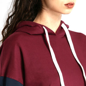 <b>Women's</b> Cotton <b>Fleece</b> Full Sleeve Pullover Hoodie Custom <b>Women's</b> Hoodies Top Sweatshirt With Front Logo Winter <b>Women's</b> Hoodies - Product Image 5