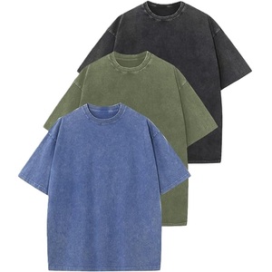 Camiseta 100% algodón personalizada con cuello redondo, camiseta de color sólido con cuello redondo, camiseta para hombre, camiseta de cuello redondo para hombre - Product Image 1