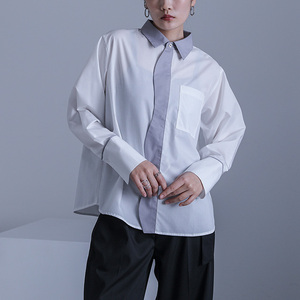 เสื้อเบลาส์และเสื้อเชิ้ตสำหรับใส่ในบ้านของผู้หญิงเก๋ไก๋ลำลองสำหรับฤดูร้อนและฤดูใบไม้ร่วงไซส์ใหญ่พิเศษ10สไตล์เก๋ไก๋ของผู้หญิง - Product Image 3