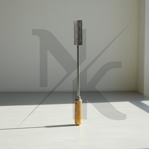 Raspador de Dientes para Caballos de Acero Inoxidable de Cuello Largo, Hecho a Medida, de Alta Calidad, con Mango de Madera, Herramienta Reutilizable para Herradores, Recortador de Pezuñas - Product Image 5