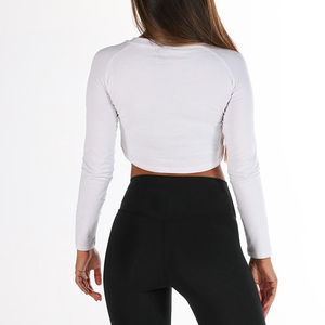 Top Corto de Punto Informal con Botones y Logotipo Personalizado para Uso en Exteriores, Color Sólido, Cómodo, de Manga Corta para Mujer, Hecho en Pakistán - Product Image 4