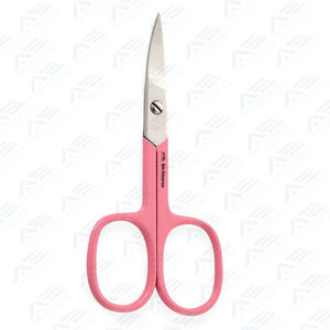 Ciseaux à ongles en acier inoxydable pour manucure, pédicure et cuticules, ciseaux à ongles de qualité supérieure, manche rose, ciseaux à ongles de 4 pouces - Product Image 2