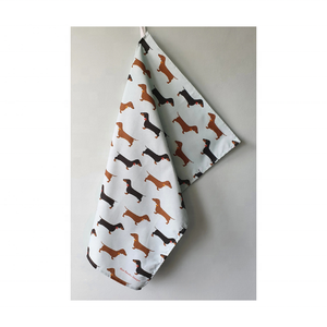 Toallas de té de Golf de algodón ecológico orgánico 100%, absorbente suave tejido hilado con timbre bordado de gran calidad para un hogar elegante - Product Image 6