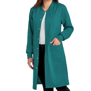 Batas de Laboratorio Profesionales Ligeras de Nueva Llegada, Batas Médicas Personalizadas para Hospital, Batas de Laboratorio para Mujer de Manga Larga con Bolsillos - Product Image 5