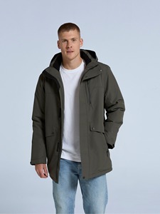 New Design Windbreaker Hooded Parka Jacket Custom Winter Warm Breathable Quick Dry Plus Size Long for <b>Men</b> - Product Image 1