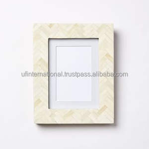 Cadre photo de haute qualité 8x8 pouces, cadres d'incrustation d'os pour décoration, pièce de meilleure qualité avec vente - Product Image 2