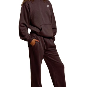 Sweat-shirts à capuche en molleton surdimensionnés décontractés pour femmes avec broderie 3D 100% coton Vente en gros OEM Étiquette privée Streetwear - Product Image 4