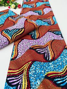 High Quality Custom African Wax Printed Cotton Fabric Holland Loincloth with Vibrant Patterns Ideal for Traditional Wear - Product Image 6