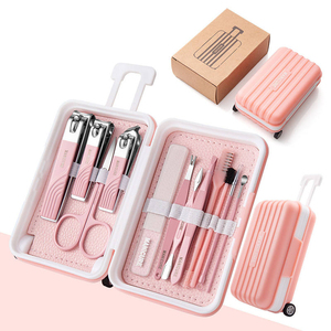 Luxurious High Quality Eco-Friendly Custom Logo Professional Portable Nail <b>Kit</b> Women Includes Stainless Steel <b>Manicure</b> Pedicure - Product Image 3