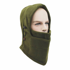 Chapeau coupe-vent d'hiver, cagoule unisexe épaisse, masque de ski avec couvre-visage en polaire épaisse et chaude - Product Image 5