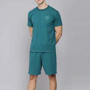 Ensemble t-shirt et short pour homme, dernière mode, couleur unie, pour adulte - Product Image 4