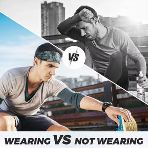 Women's Non-Slip Breathable Spandex Sport <b>Headband</b> 4.5cm Wide Thin <b>Elastic</b> for Running Exercise All Seasons Environmentally - Product Image 2