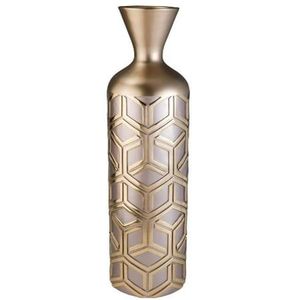 Ensemble de 2 vases coniques en fer Art Déco The Metal Wave, faits à la main avec base antidérapante pour la décoration de la maison/du bureau/de la table - Product Image 5
