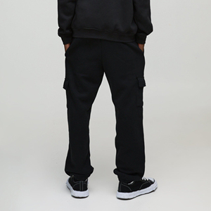 OEM/ODM Customised <b>Men's</b> Winter/Autumn Casual <b>Baggy</b> <b>Trousers</b> Side Pockets Embroidery Decoration Boxy Fit Washed Style Canvas - Product Image 4
