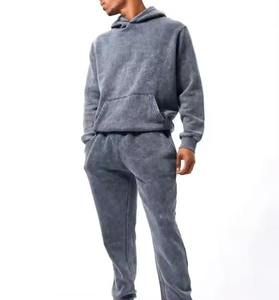 100% Cotton Heavy Weight Tracksuit Custom Embroidered Logo Sweat Suit Tracksuit - Product Image 6