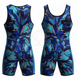 Camisetas de Lucha Tejidas Casuales para Hombre, Estabilidad, Comodidad, Control de Movimiento, Ligeras, de Secado Rápido y Transpirables para Entrenamiento y Competencia - Product Image 4