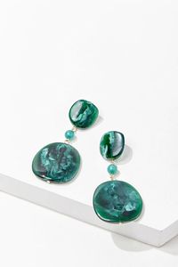 Boucles d'oreilles en résine colorées pour femmes, bijoux fantaisie faits à la main, légères et tendance pour les soirées, les mariages - Product Image 3