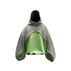 Sweat à Capuche Surdimensionné Brodé en Mélange de Coton Doux pour Hiver Commande en Gros de Sweats à Capuche de Mode avec Poche Kangourou Capuche à Cordon Réglable - Product Image 4