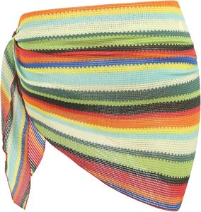 Women's Crochet Mesh <b>Bikini</b> Cover Up Tie Side Beach <b>Sarong</b> Skirt - Product Image 2