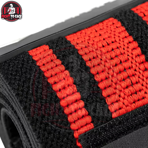 Premium Quality Red & <b>Black</b> Color Heavy Duty Classical Product Elastic Wrist Support Strap With Custom weightlifting hand <b>wrap</b> - Product Image 6