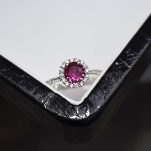 <b>Ruby</b> Delicate Ring S925 Sterling Silver Handmade Statement Ring Elegant Fine Jewelry Gift For Women Gemstone Ring - Product Image 3