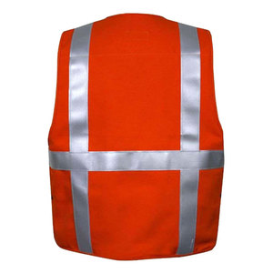 High Visibility Safety Reflective Strips Workwear <b>Jackets</b> Construction Road Work Industrial Protective Vest for <b>Worker</b> - Product Image 3