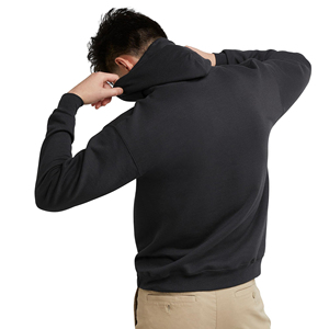 Sweat-shirts personnalisés en molleton épais en mélange polyester/coton de luxe pour hommes, respirants, à séchage rapide, décontractés pour l'hiver - Product Image 6
