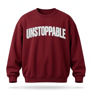 Sudadera Oversize de Cuello Redondo para Hombre, Blanca con Gráfico de Letras Impresionantes, Estilo Casual para Invierno, Precio al por Mayor - Product Image 1