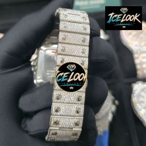 Montre automatique mécanique en acier inoxydable avec cadran carré, incrustation de cristal saphir, réserve de marche, bracelet pour homme, luxe, soirée - Product Image 4