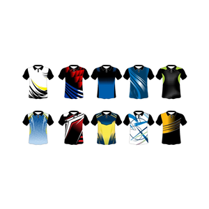 CAMISETAS DEPORTIVAS SUBLIMACIÓN de poliéster/algodón tejidas para jugadores de críquet - Product Image 1