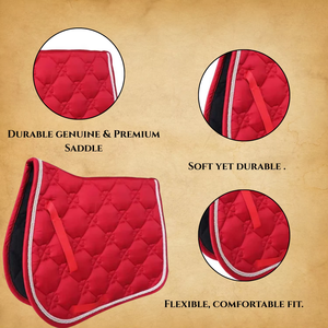 Almohadilla de Montar a Caballo Acolchada Premium, Transpirable, para Salto y Doma, Suave, Absorbente de Impactos, Duradera, para Entrenamiento - Product Image 2