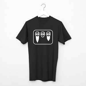 T-shirt en coton imprimé rétro pour homme, coupe ample, col rond, doux, respirant, manches courtes, style streetwear, tee-shirt tendance - Product Image 1
