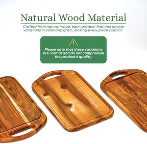 Planche à découper haut de gamme avec revêtement en résine, finition alimentaire, rainure profonde pour les jus, surface durable pour la découpe et le service quotidiens - Product Image 4