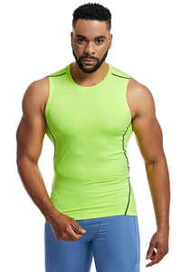 Chaleco Deportivo Transpirable para Hombre, Ropa de Fitness Ajustada, Camiseta sin Mangas de Secado Rápido para Entrenamiento y Running - Product Image 6